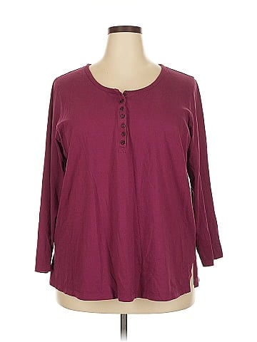 Woman Within Long Sleeve Blouse (view 1)