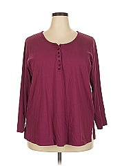 Woman Within Long Sleeve Blouse