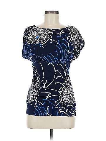 INC International Concepts Short Sleeve Blouse (view 1)