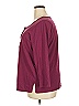 Woman Within 100% Cotton Burgundy Long Sleeve Blouse Size 22 - photo 4