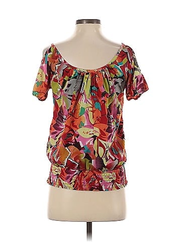 Wet Seal Short Sleeve Blouse (view 2)