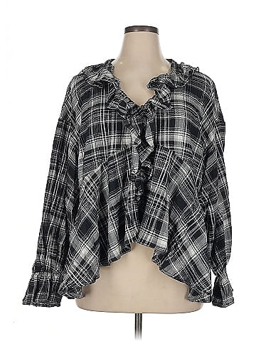Pilcro Long Sleeve Blouse (view 1)