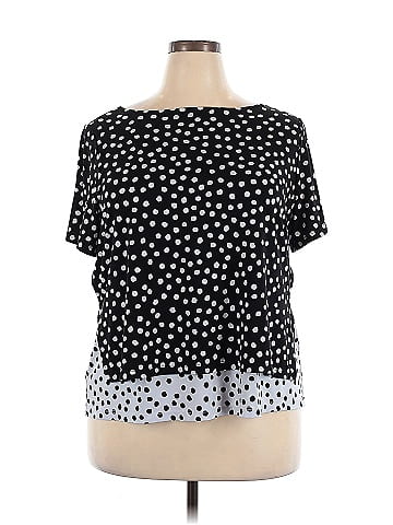 Susan Graver Short Sleeve Blouse (view 1)
