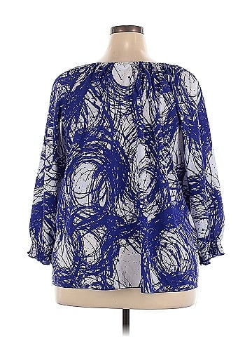 Susan Graver 3/4 Sleeve Blouse (view 2)