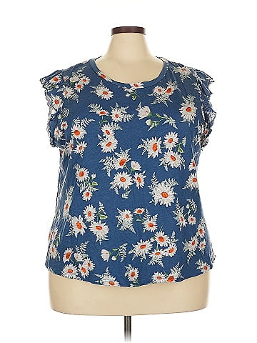 Maurices Short Sleeve Blouse (view 1)