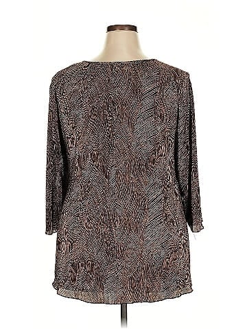 Connected Apparel 3/4 Sleeve Blouse (view 2)