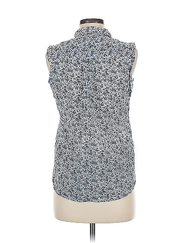 Topshop Sleeveless Button-Down Shirt (view 2)