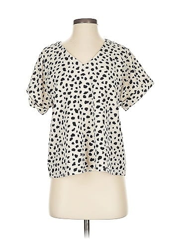 MELLODAY Short Sleeve Blouse (view 1)