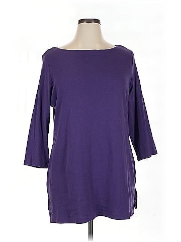 Karen Scott 3/4 Sleeve T-Shirt (view 1)