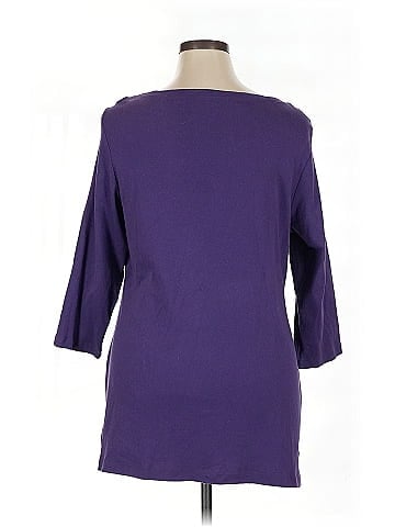 Karen Scott 3/4 Sleeve T-Shirt (view 2)