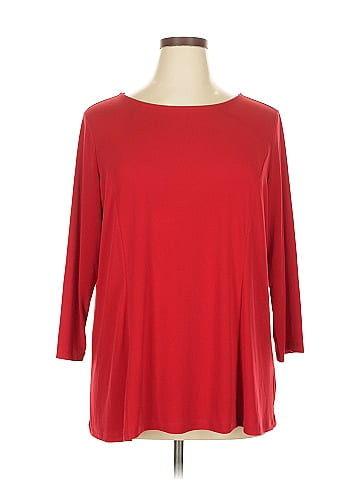 Susan Graver 3/4 Sleeve Top (view 1)