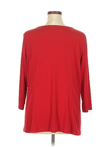 Susan Graver 3/4 Sleeve Top (view 2)