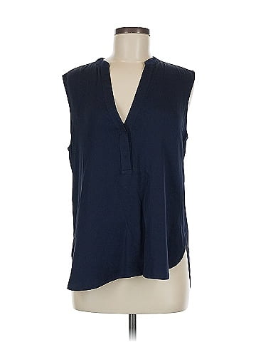 Vince. Sleeveless Silk Top (view 1)