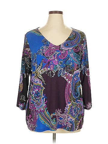Susan Graver 3/4 Sleeve Blouse (view 1)
