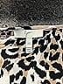 Joie 100% Silk Animal Print Silver Brown 3/4 Sleeve Silk Top Size XS - photo 6