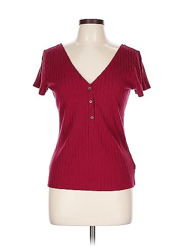 Express One Eleven Short Sleeve Henley (view 1)