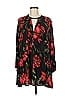 Akira 100% Rayon Floral Black Long Sleeve Blouse Size M - photo 1