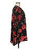 Akira 100% Rayon Floral Black Long Sleeve Blouse Size M - photo 3