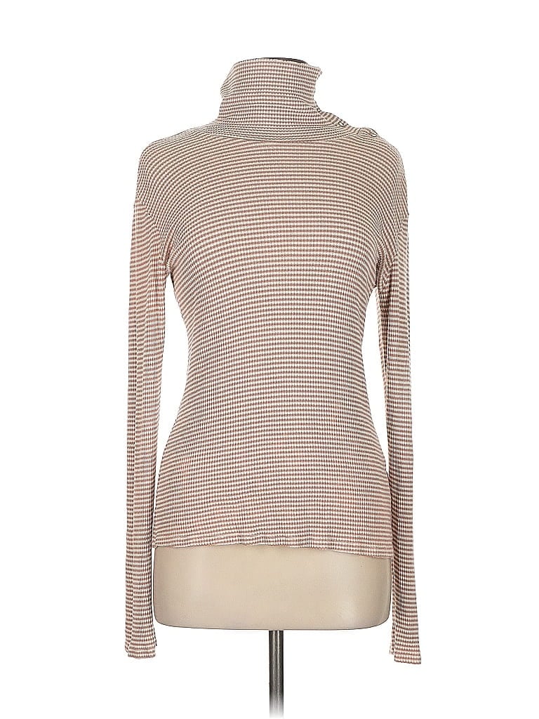 Left Coast by Dolan Tan Turtleneck Sweater Size M - photo 1
