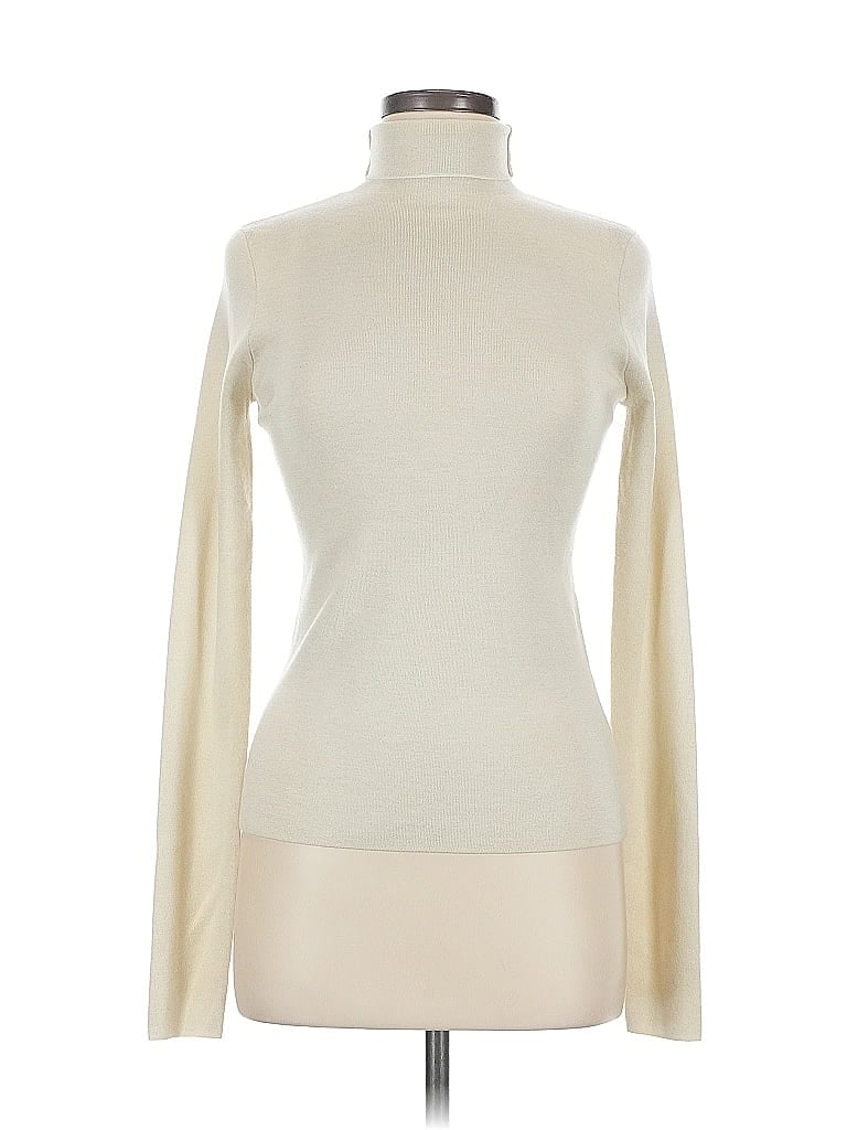 Keigan Ivory Turtleneck Sweater Size M - photo 1