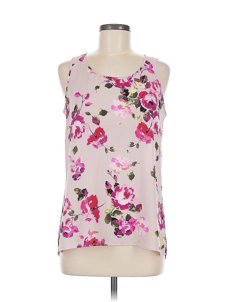 Pre-owned Express Sleeveless Blouse In Pink