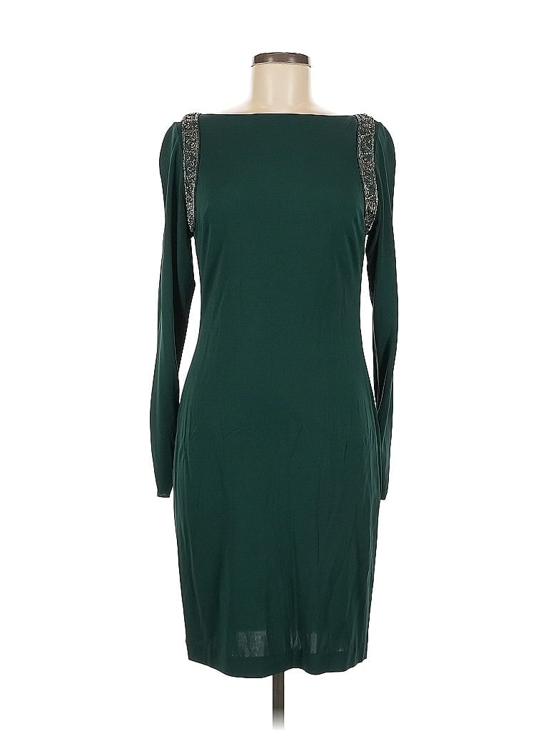 Kay Unger 100% Rayon Green Cocktail Dress Size 6 - photo 1