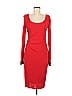 David Meister 100% Rayon Red Cocktail Dress Size 8 - photo 1