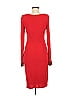 David Meister 100% Rayon Red Cocktail Dress Size 8 - photo 2