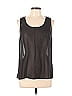 Mystree 100% Nylon Black Sleeveless Top Size L - photo 1