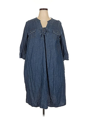 Woman Within Casual Dress (view 1)