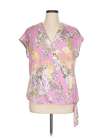 Soho JEANS NEW YORK & COMPANY Short Sleeve Blouse (view 1)