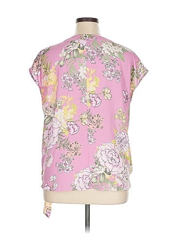 Soho JEANS NEW YORK & COMPANY Short Sleeve Blouse (view 2)