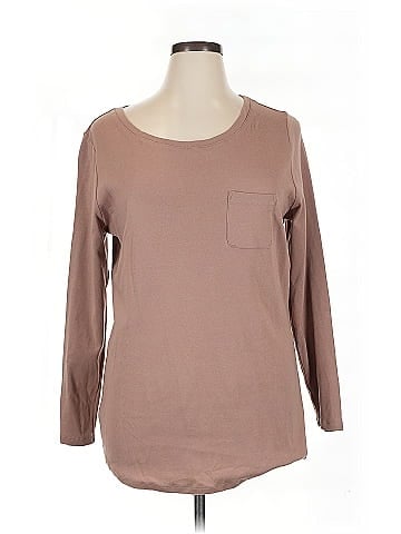 Liz Claiborne Long Sleeve T-Shirt (view 1)