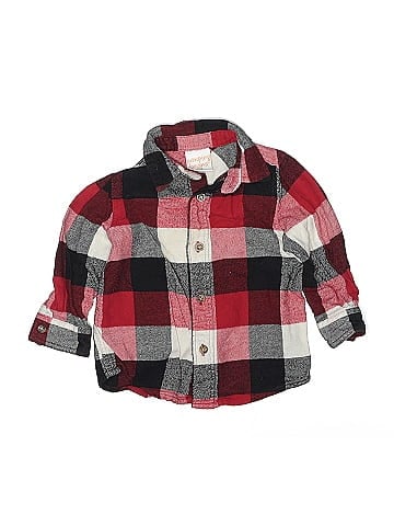 Jumping Beans Long Sleeve Button-Down Shirt (view 1)