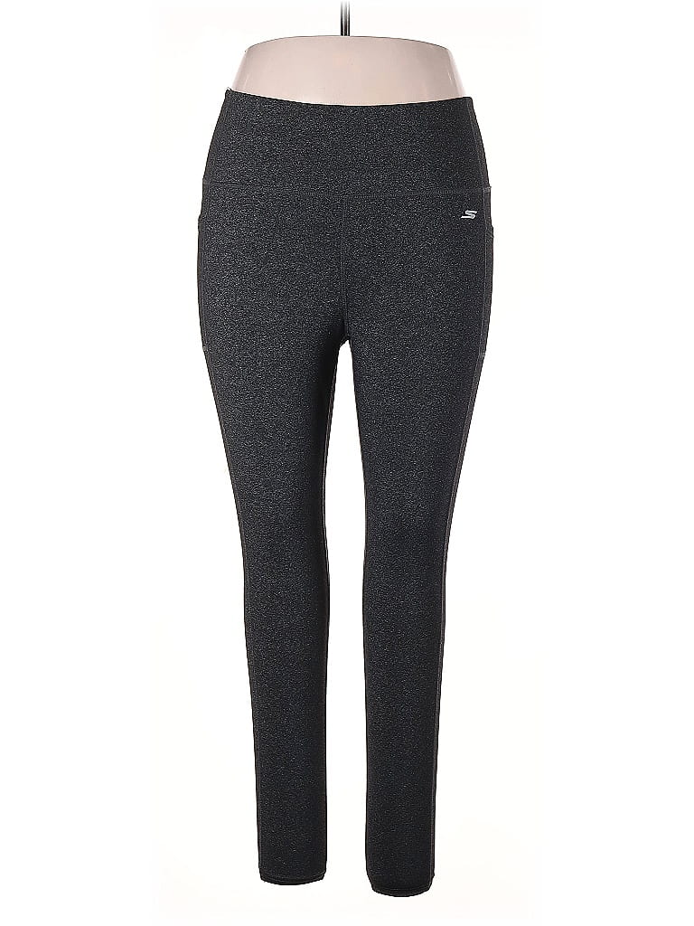 Pre-owned Skechers Active Pants In Gray