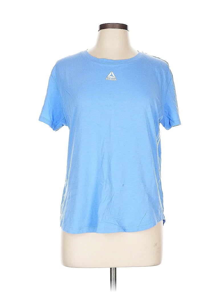 Pre-owned Reebok Active T-shirt In Blue