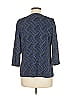 Alex Evenings Blue 3/4 Sleeve T-Shirt Size M - photo 2
