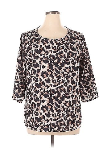 Emery Rose 3/4 Sleeve Blouse (view 1)
