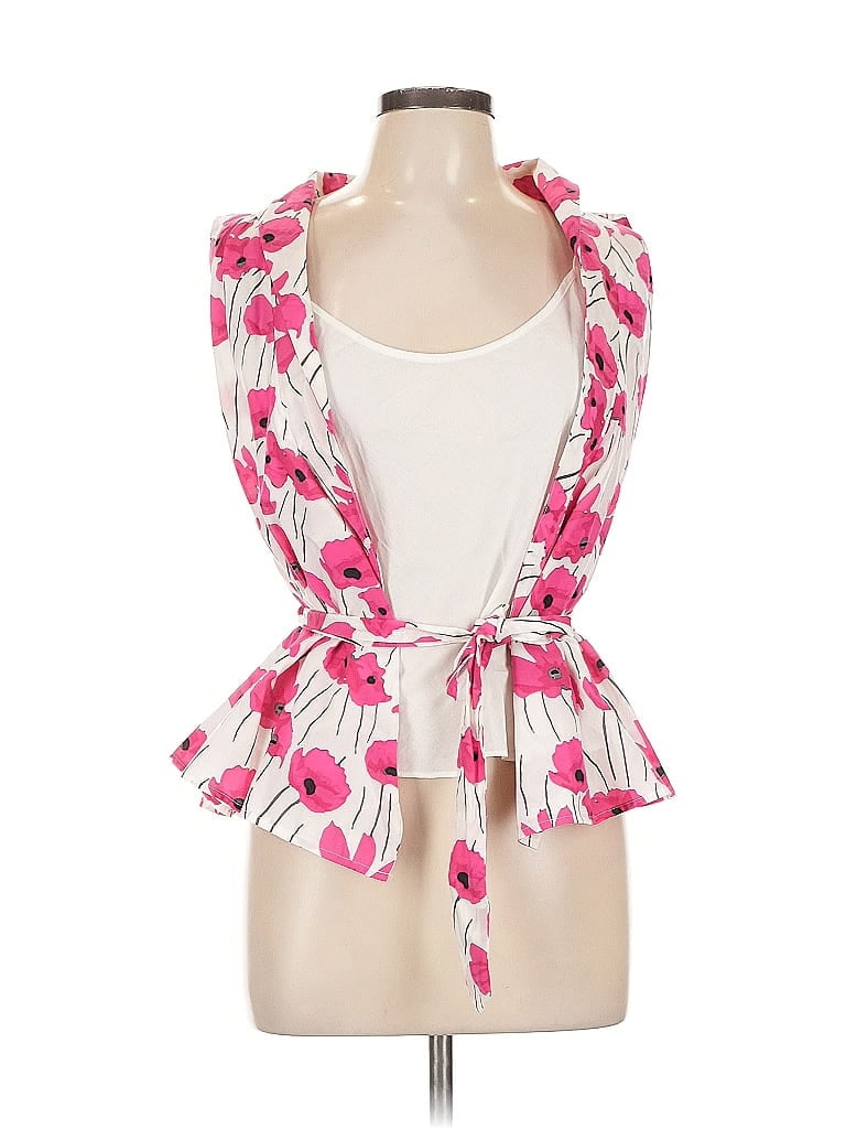 Click to view more detailed imagery on our partner's website Pre-owned Charter Club Tank Top Pink Tie Neck Tops