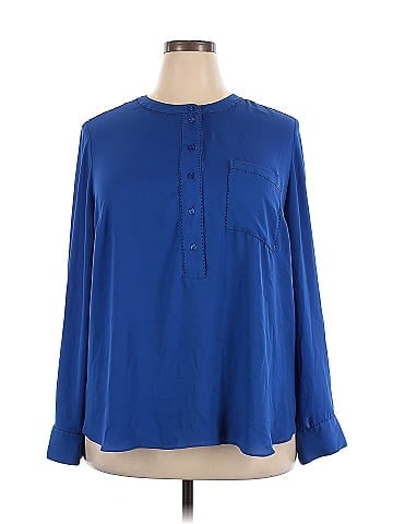 Lane Bryant Long Sleeve Blouse (view 1)