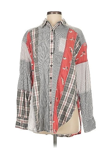 Free People Long Sleeve Button-Down Shirt (view 1)