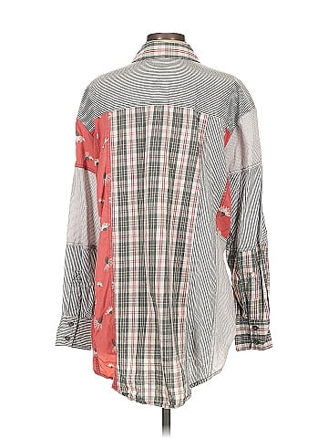 Free People Long Sleeve Button-Down Shirt (view 2)