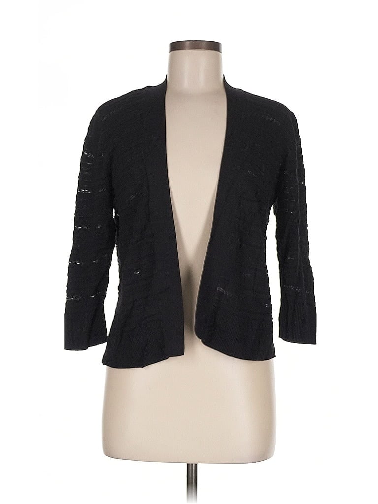 Pre-owned Croft & Barrow Cardigan Sweater In Black