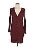 Ann Taylor Factory Burgundy Brown Cardigan Size M - photo 1