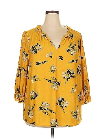 MELLODAY 3/4 Sleeve Blouse (view 1)