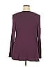 LOGO by Lori Goldstein Burgundy Purple 3/4 Sleeve T-Shirt Size 1X - photo 2