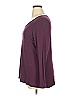 LOGO by Lori Goldstein Burgundy Purple 3/4 Sleeve T-Shirt Size 1X - photo 4