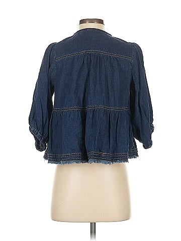 Pilcro 3/4 Sleeve Blouse (view 2)
