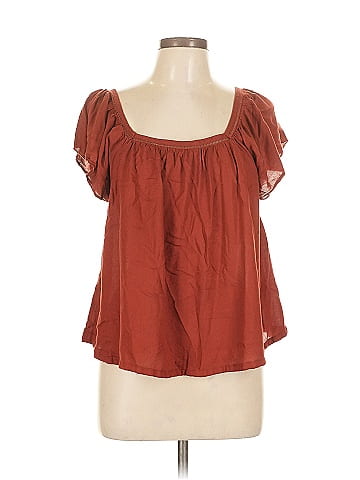 Mossimo Supply Co. Short Sleeve Blouse (view 1)