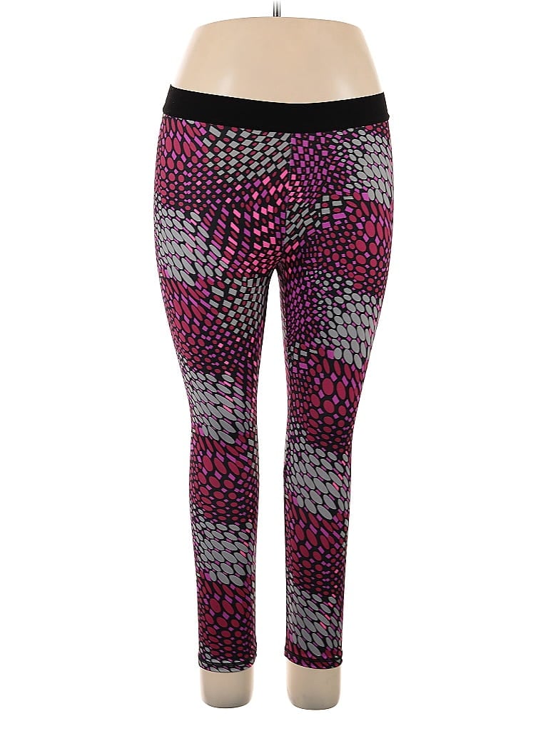 Click to view more detailed imagery on our partner's website Pre-owned Hue Active Pants In Purple